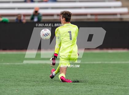 Thumbnail 1 in Cathedral vs. Noblesville (IHSAA 4A State Final-editorial only) photogallery.