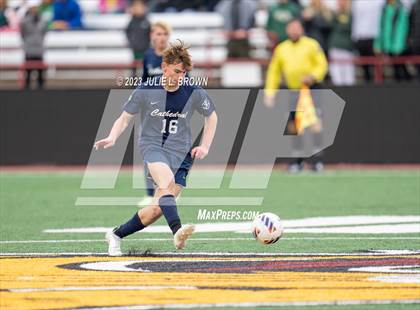 Thumbnail 2 in Cathedral vs. Noblesville (IHSAA 4A State Final-editorial only) photogallery.