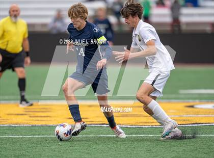 Thumbnail 1 in Cathedral vs. Noblesville (IHSAA 4A State Final-editorial only) photogallery.