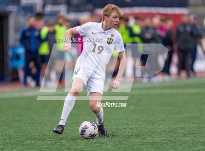 Thumbnail 3 in Cathedral vs. Noblesville (IHSAA 4A State Final-editorial only) photogallery.