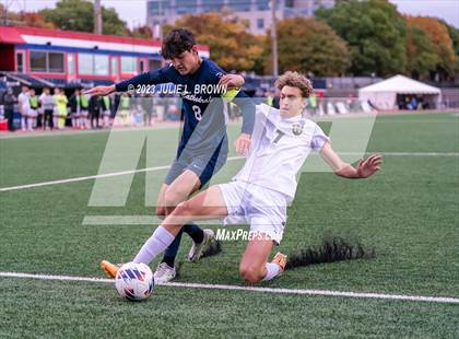 Thumbnail 2 in Cathedral vs. Noblesville (IHSAA 4A State Final-editorial only) photogallery.