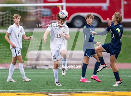 Thumbnail 2 in Cathedral vs. Noblesville (IHSAA 4A State Final-editorial only) photogallery.