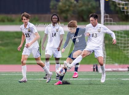 Thumbnail 2 in Cathedral vs. Noblesville (IHSAA 4A State Final-editorial only) photogallery.