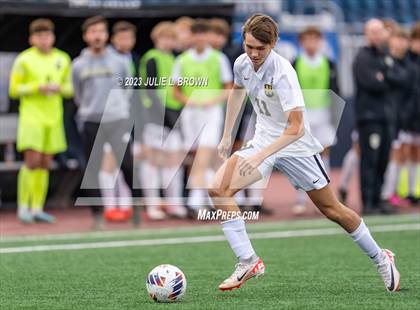 Thumbnail 3 in Cathedral vs. Noblesville (IHSAA 4A State Final-editorial only) photogallery.