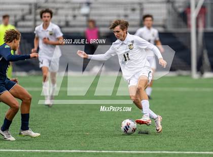 Thumbnail 2 in Cathedral vs. Noblesville (IHSAA 4A State Final-editorial only) photogallery.