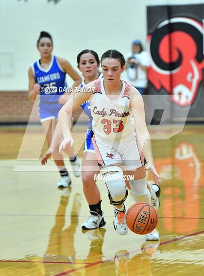 Thumbnail 1 in Stamford vs. Petrolia (UIL 2A Region II Bi-District) photogallery.
