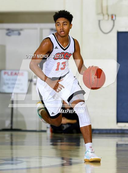 Thumbnail 3 in Brentwood School vs. Santa Clarita Christian (War on Floor) photogallery.