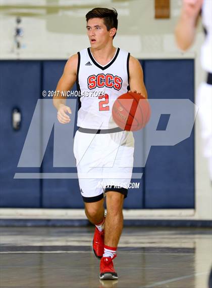 Thumbnail 3 in Brentwood School vs. Santa Clarita Christian (War on Floor) photogallery.