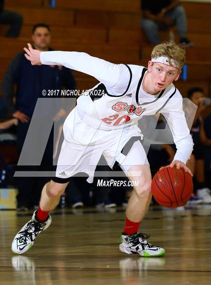 Thumbnail 1 in Brentwood School vs. Santa Clarita Christian (War on Floor) photogallery.