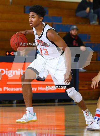 Thumbnail 1 in Brentwood School vs. Santa Clarita Christian (War on Floor) photogallery.