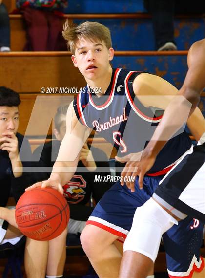 Thumbnail 2 in Brentwood School vs. Santa Clarita Christian (War on Floor) photogallery.