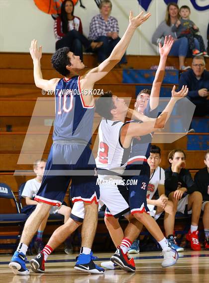 Thumbnail 2 in Brentwood School vs. Santa Clarita Christian (War on Floor) photogallery.