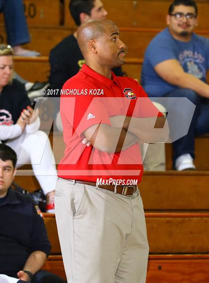 Thumbnail 1 in Brentwood School vs. Santa Clarita Christian (War on Floor) photogallery.
