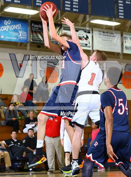Thumbnail 1 in Brentwood School vs. Santa Clarita Christian (War on Floor) photogallery.