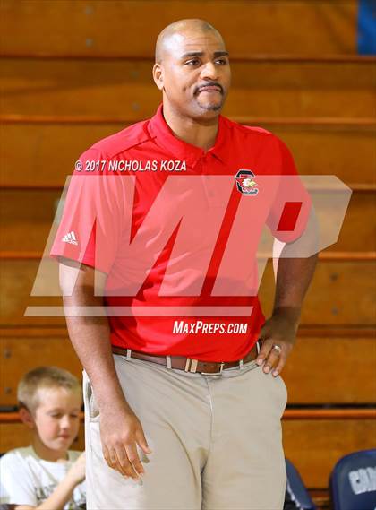 Thumbnail 3 in Brentwood School vs. Santa Clarita Christian (War on Floor) photogallery.