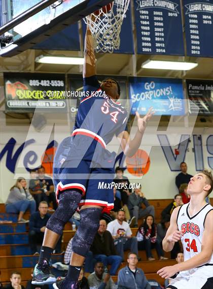 Thumbnail 3 in Brentwood School vs. Santa Clarita Christian (War on Floor) photogallery.