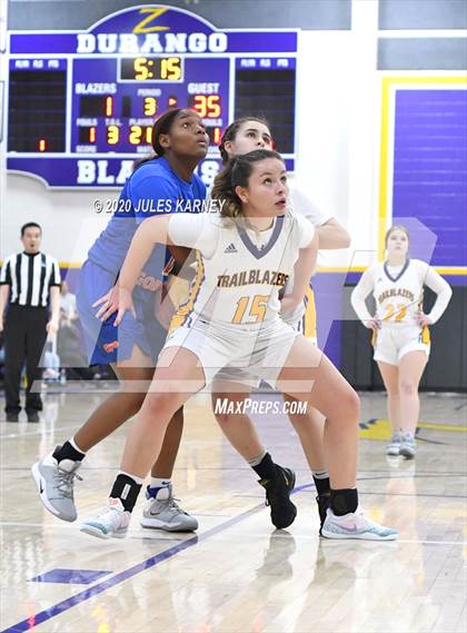 Thumbnail 2 in Bishop Gorman vs Durango photogallery.