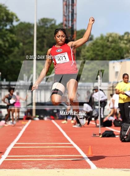 Thumbnail 3 in VHSL T&F State Championships - Class 5/6 (Long Jump) photogallery.