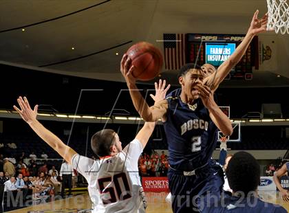 Thumbnail 3 in St. John Bosco vs. Chaminade (CIF SS D3A Final) photogallery.