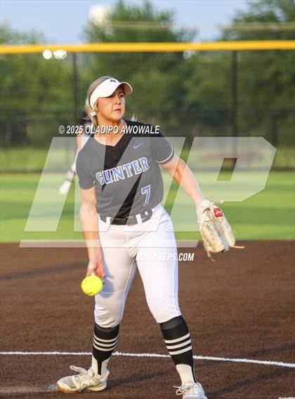 Thumbnail 2 in Gunter @ Winnsboro (UIL 3A Softball Bi-District Playoffs) photogallery.