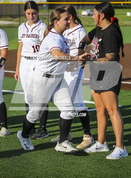 Thumbnail 2 in Gunter @ Winnsboro (UIL 3A Softball Bi-District Playoffs) photogallery.