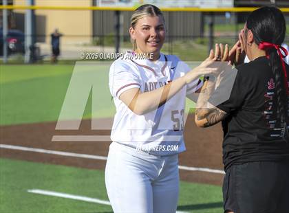 Thumbnail 3 in Gunter @ Winnsboro (UIL 3A Softball Bi-District Playoffs) photogallery.