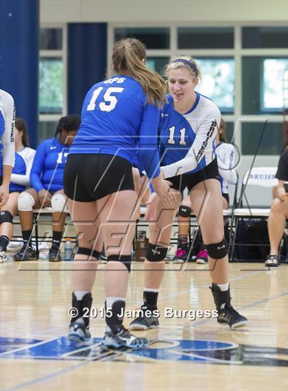 Thumbnail 3 in Girls Prep vs Brentwood Academy photogallery.