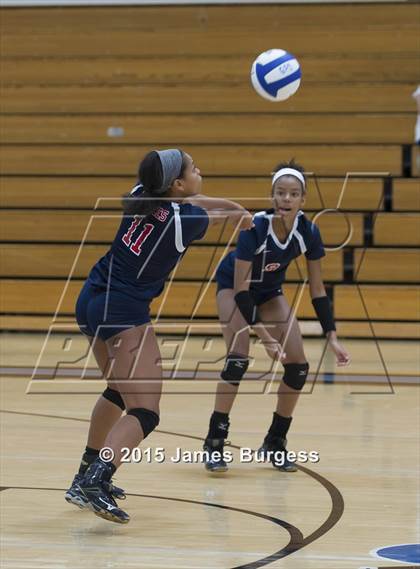 Thumbnail 2 in Girls Prep vs Brentwood Academy photogallery.