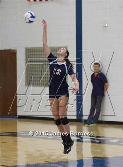 Thumbnail 2 in Girls Prep vs Brentwood Academy photogallery.