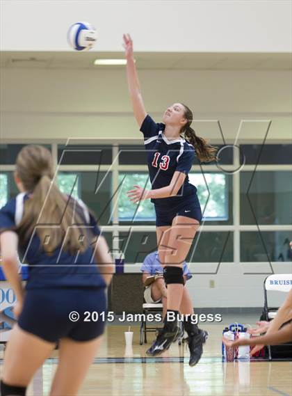 Thumbnail 2 in Girls Prep vs Brentwood Academy photogallery.