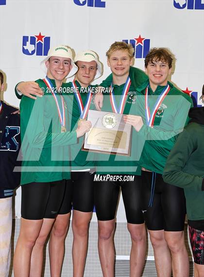 Thumbnail 3 in UIL 6A Boys Swimming & Diving State Finals photogallery.