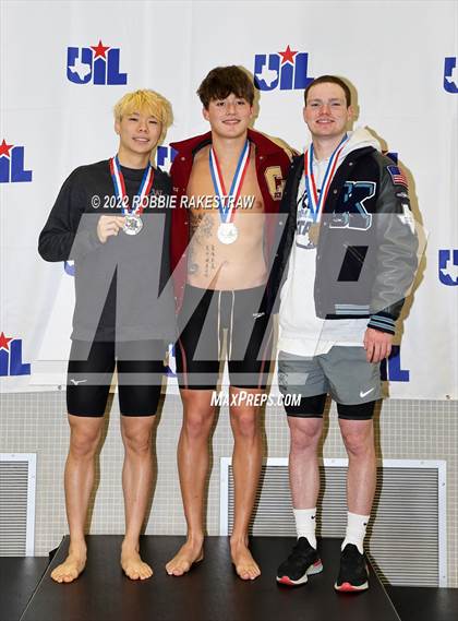 Thumbnail 2 in UIL 6A Boys Swimming & Diving State Finals photogallery.