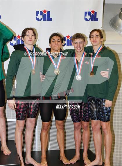 Thumbnail 1 in UIL 6A Boys Swimming & Diving State Finals photogallery.
