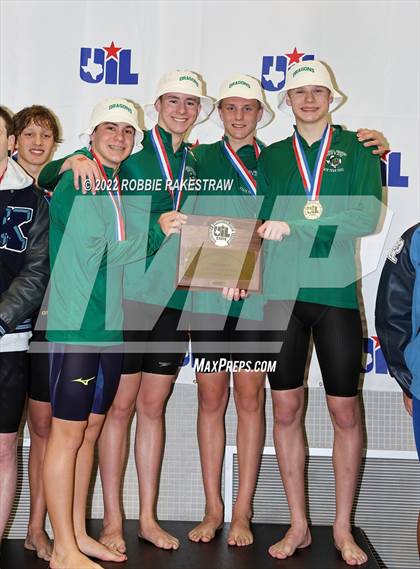Thumbnail 3 in UIL 6A Boys Swimming & Diving State Finals photogallery.