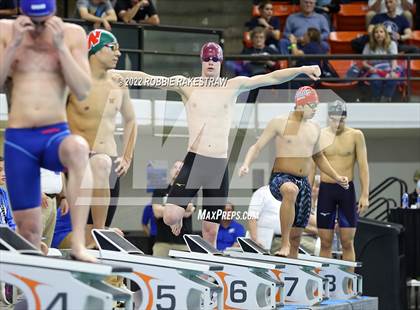 Thumbnail 2 in UIL 6A Boys Swimming & Diving State Finals photogallery.