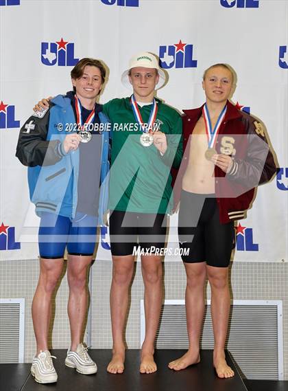 Thumbnail 3 in UIL 6A Boys Swimming & Diving State Finals photogallery.