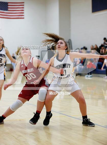 Thumbnail 3 in Cedar Valley vs. Summit Academy (South Mountain Holiday Classic) photogallery.