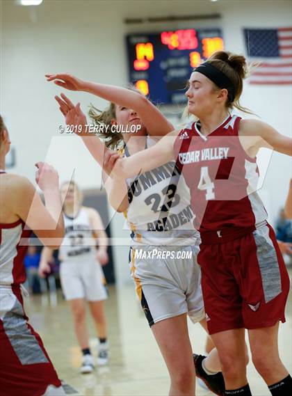 Thumbnail 2 in Cedar Valley vs. Summit Academy (South Mountain Holiday Classic) photogallery.