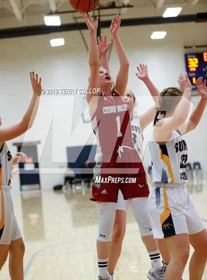 Thumbnail 3 in Cedar Valley vs. Summit Academy (South Mountain Holiday Classic) photogallery.