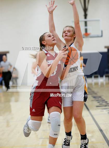 Thumbnail 2 in Cedar Valley vs. Summit Academy (South Mountain Holiday Classic) photogallery.