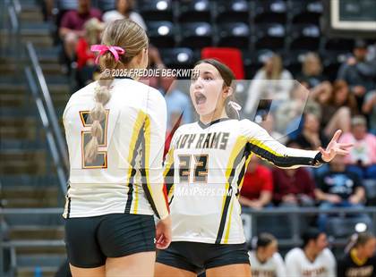 Thumbnail 2 in S & S Consolidated vs Bells (UIL 3A Volleyball Play-in Game) photogallery.