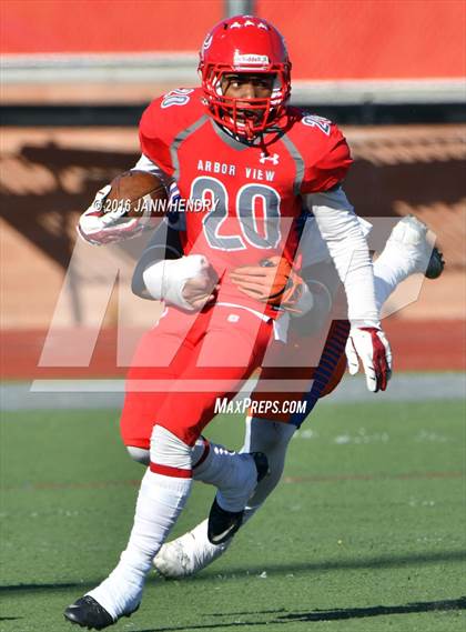 Thumbnail 3 in Bishop Gorman @ Arbor View (NIAA Class 4A Semifinal) photogallery.