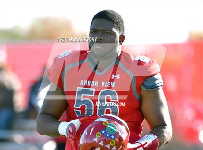 Thumbnail 3 in Bishop Gorman @ Arbor View (NIAA Class 4A Semifinal) photogallery.