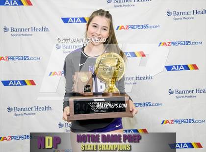 Thumbnail 2 in Canyon del Oro vs Notre Dame Prep (AIA 4A Final -Awards) photogallery.