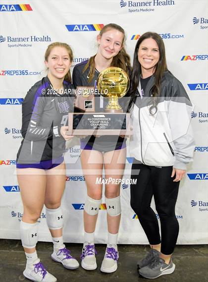 Thumbnail 2 in Canyon del Oro vs Notre Dame Prep (AIA 4A Final -Awards) photogallery.