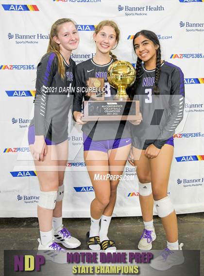 Thumbnail 3 in Canyon del Oro vs Notre Dame Prep (AIA 4A Final -Awards) photogallery.