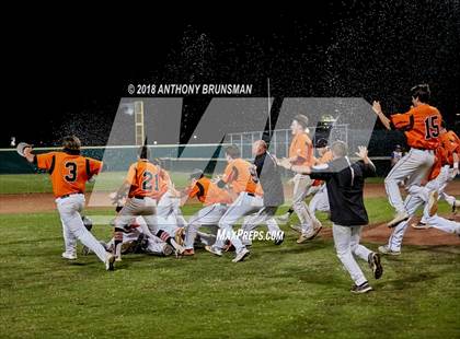 Thumbnail 3 in Vacaville vs. Davis (CIF SJS D1 Final - Game 2) photogallery.