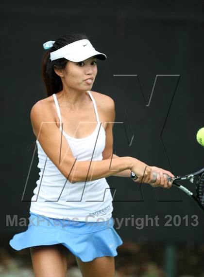 Thumbnail 1 in Canyon vs. University (CIF SoCal Regional Girls Tennis Championships) photogallery.