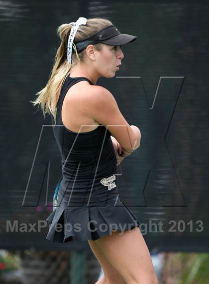 Thumbnail 2 in Canyon vs. University (CIF SoCal Regional Girls Tennis Championships) photogallery.