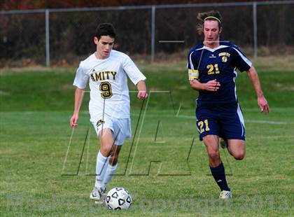 Thumbnail 3 in Simsbury @ Amity Regional (CIAC Class LL 1st Round) photogallery.